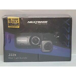 NextBase Dash Cams 222X Front & Rear Cam‎ Bundle - New *Damaged Box *